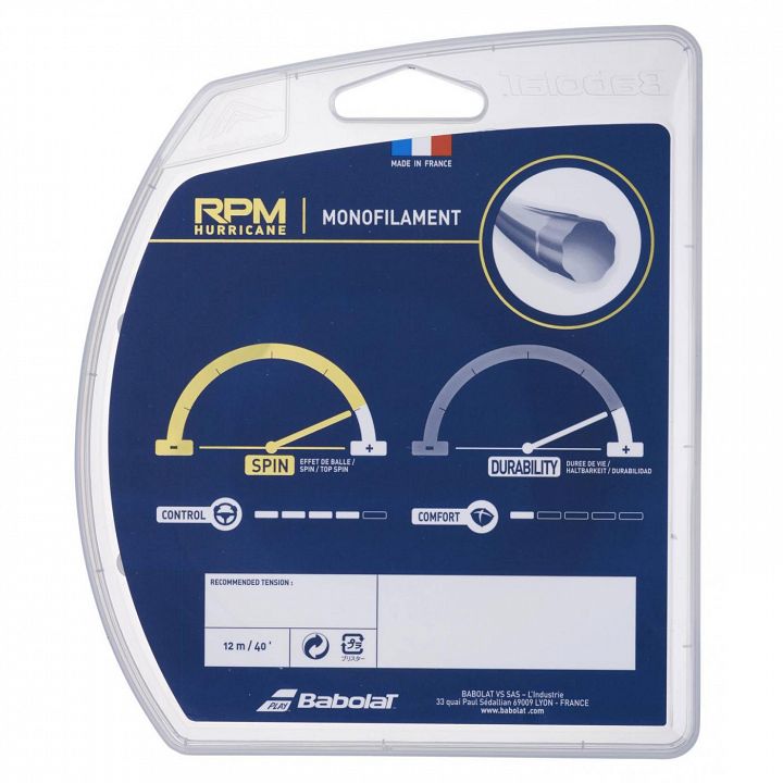 Babolat RPM Hurricane 1.30 Yellow